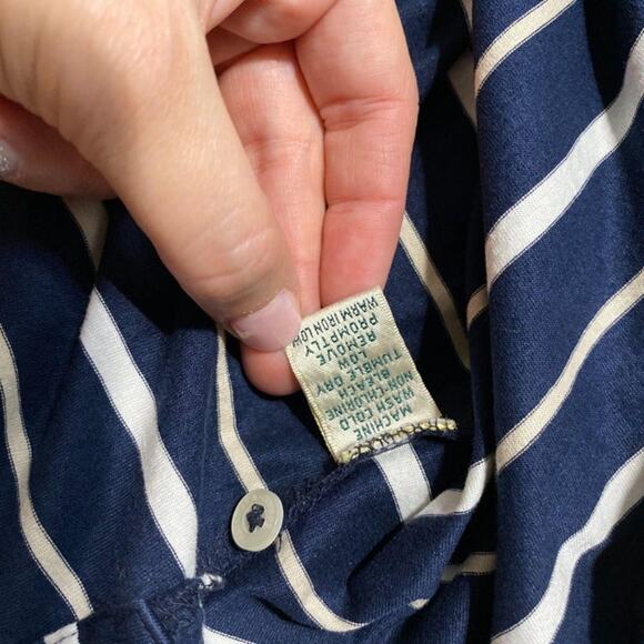 SALE  Fairway & Greene Navy Blue Golf Short Sleeve Polo Men's Size Large - Picture 5 of 11